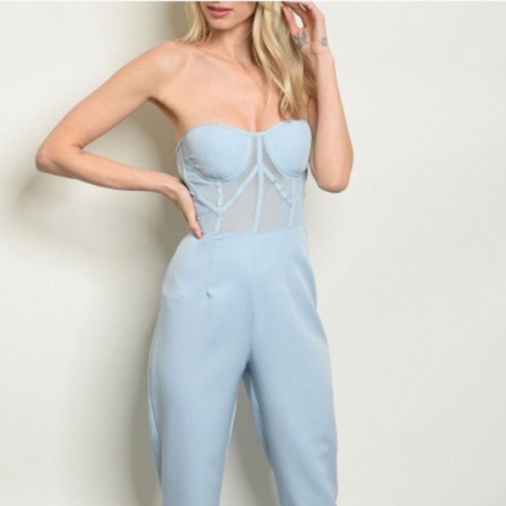 Ice Blue Jumpsuit